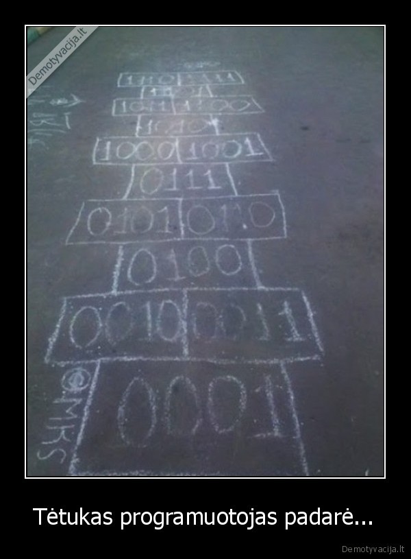 Tėtukas programuotojas padarė.... 