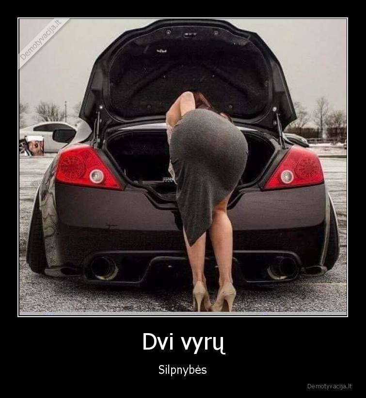 Dvi vyrų - Silpnybės. 