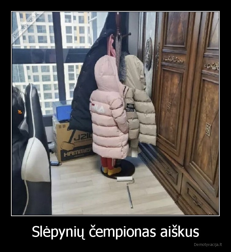 Slėpynių čempionas aiškus. 