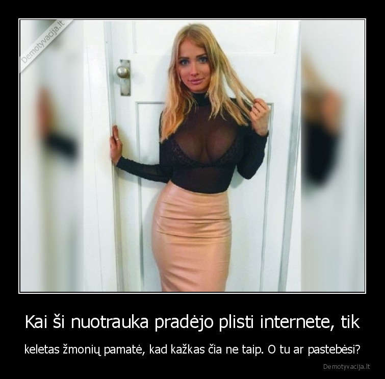 Kai ši nuotrauka pradėjo plisti internete, tik - keletas žmonių pamatė, kad kažkas čia ne taip. O tu ar pastebėsi?. 