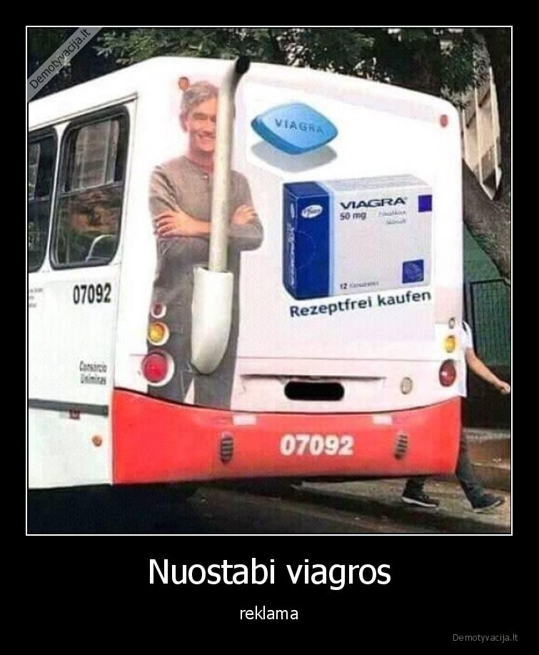 Nuostabi viagros - reklama. 