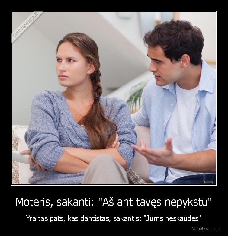 Moteris, sakanti: 