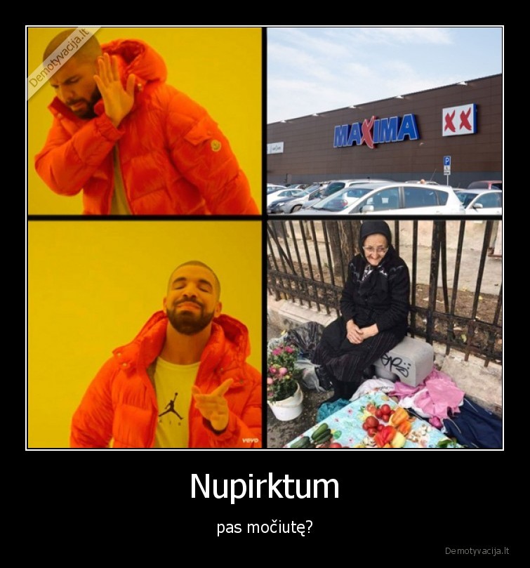 Nupirktum - pas močiutę?. 