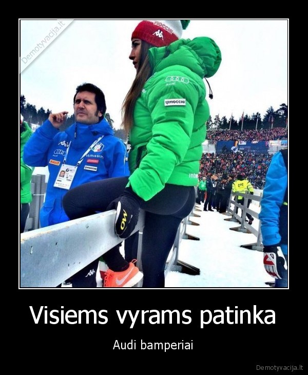 Visiems vyrams patinka - Audi bamperiai. 