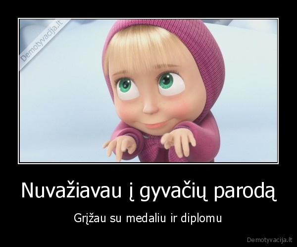 Nuvažiavau į gyvačių parodą - Grįžau su medaliu ir diplomu. 