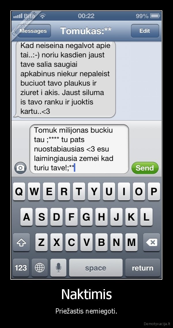 Naktimis - Priežastis nemiegoti.. 