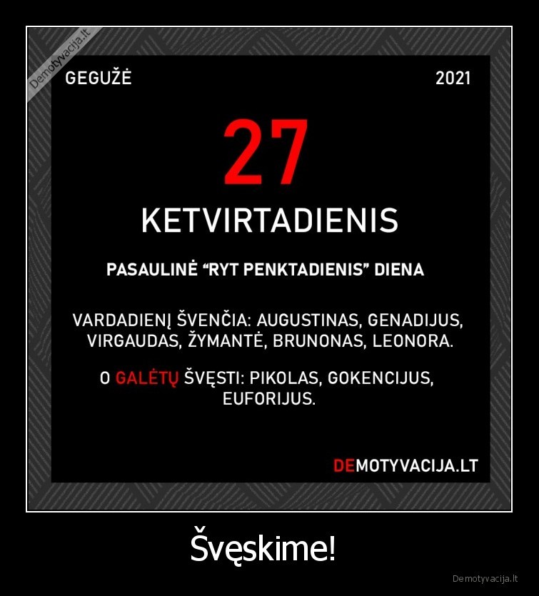 Švęskime! . 