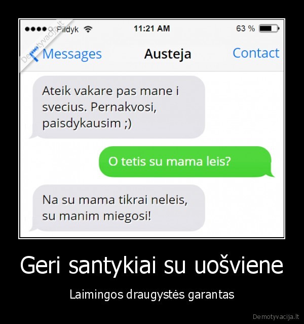 Geri santykiai su uošviene - Laimingos draugystės garantas. 