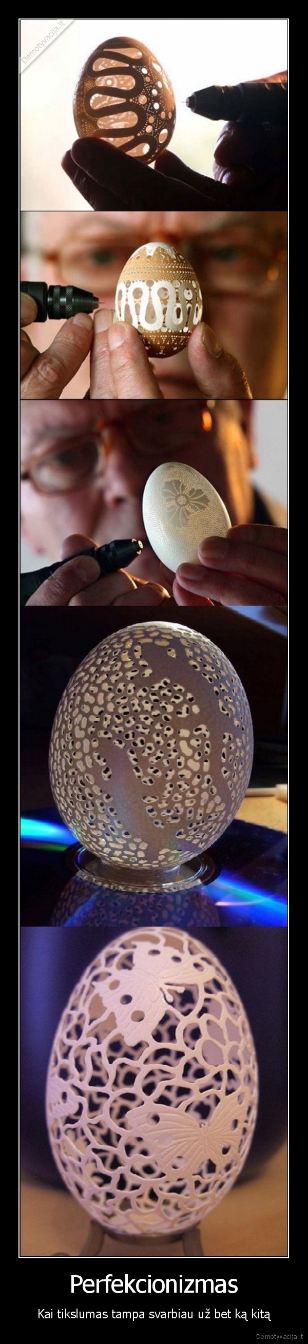 Perfekcionizmas - Kai tikslumas tampa svarbiau už bet ką kitą. 