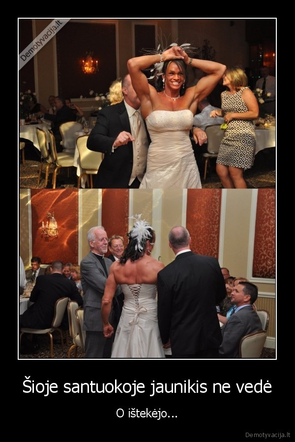 Šioje santuokoje jaunikis ne vedė - O ištekėjo.... 