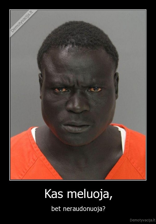 Kas meluoja, - bet neraudonuoja?. 