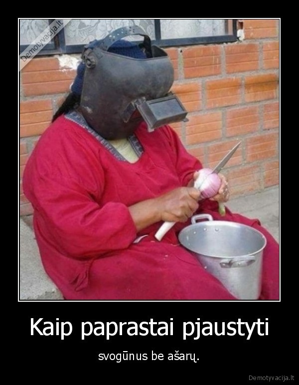 Kaip paprastai pjaustyti - svogūnus be ašarų.. 