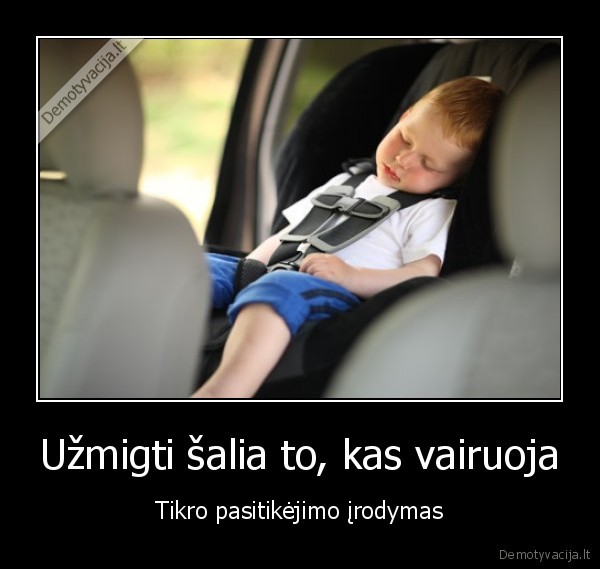 Užmigti šalia to, kas vairuoja - Tikro pasitikėjimo įrodymas