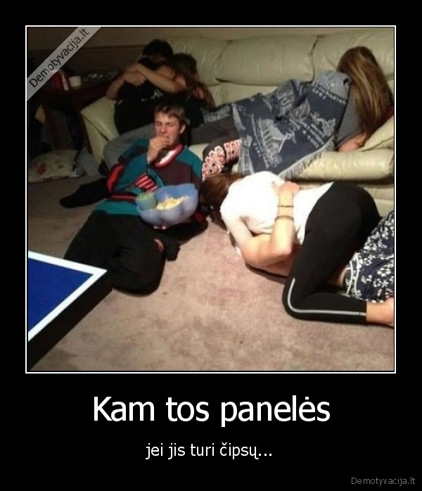 Kam tos panelės - jei jis turi čipsų.... 