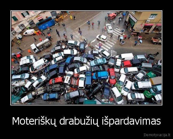 Moteriškų drabužių išpardavimas