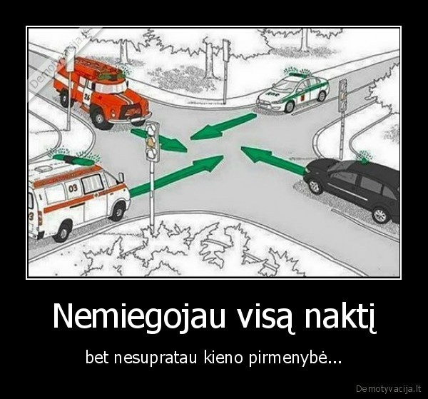 Nemiegojau visą naktį - bet nesupratau kieno pirmenybė...