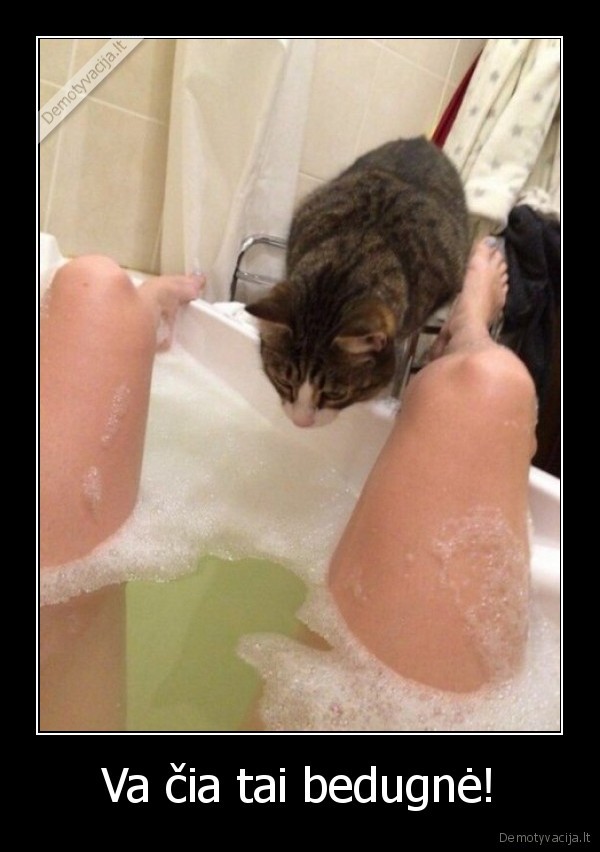 Va čia tai bedugnė!